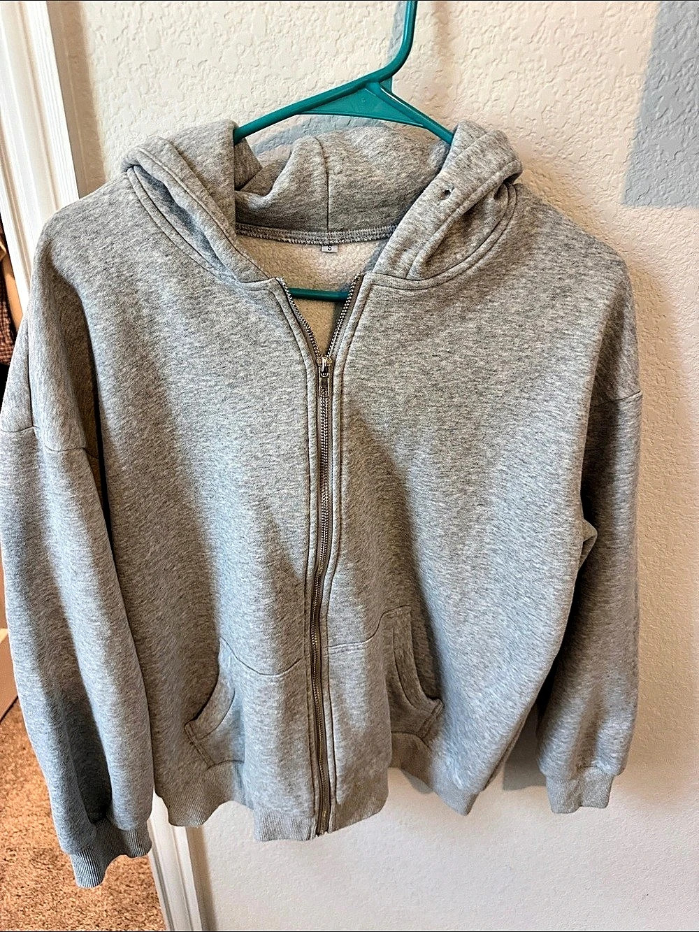 Women’s Gray Zip-Up Hoodie